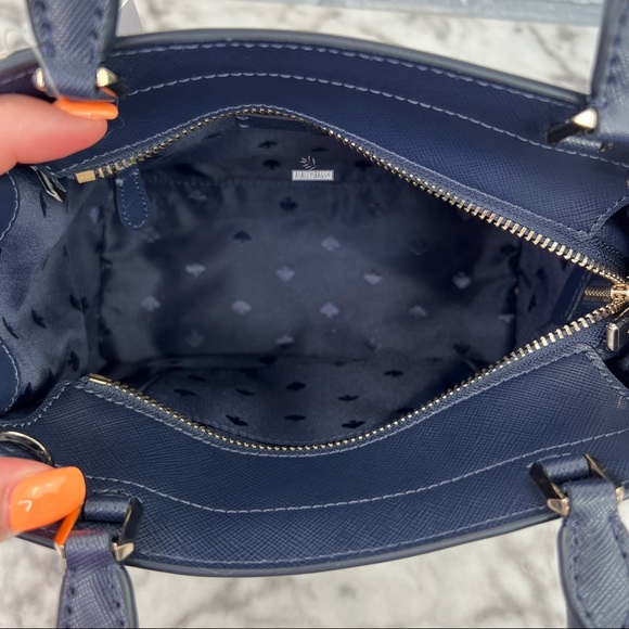 Kate Spade Staci Orchard Toss Apple Small Satchel Crossbody - Picture 7 of 11